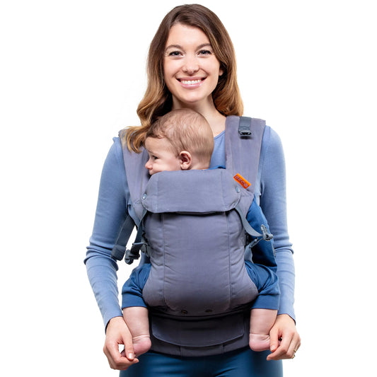 & lbs Backpack - Gemini up Carrier Grey Newborn Carrier Baby Unisex Beco Hip 7-35 to to Toddler Front