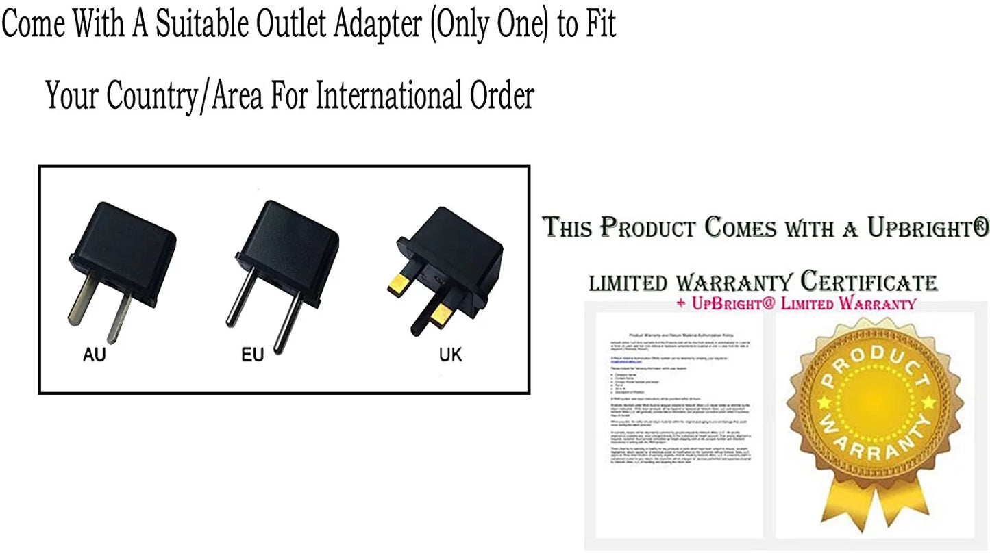 & B Supply Cable Cord Mains For AC MM-1 W UPBRIGHT Sound DC Amazing & Global PS Bowers MM1 Speakers Wilkins Adapter Power PSU Charger NEW / Hi-Fi